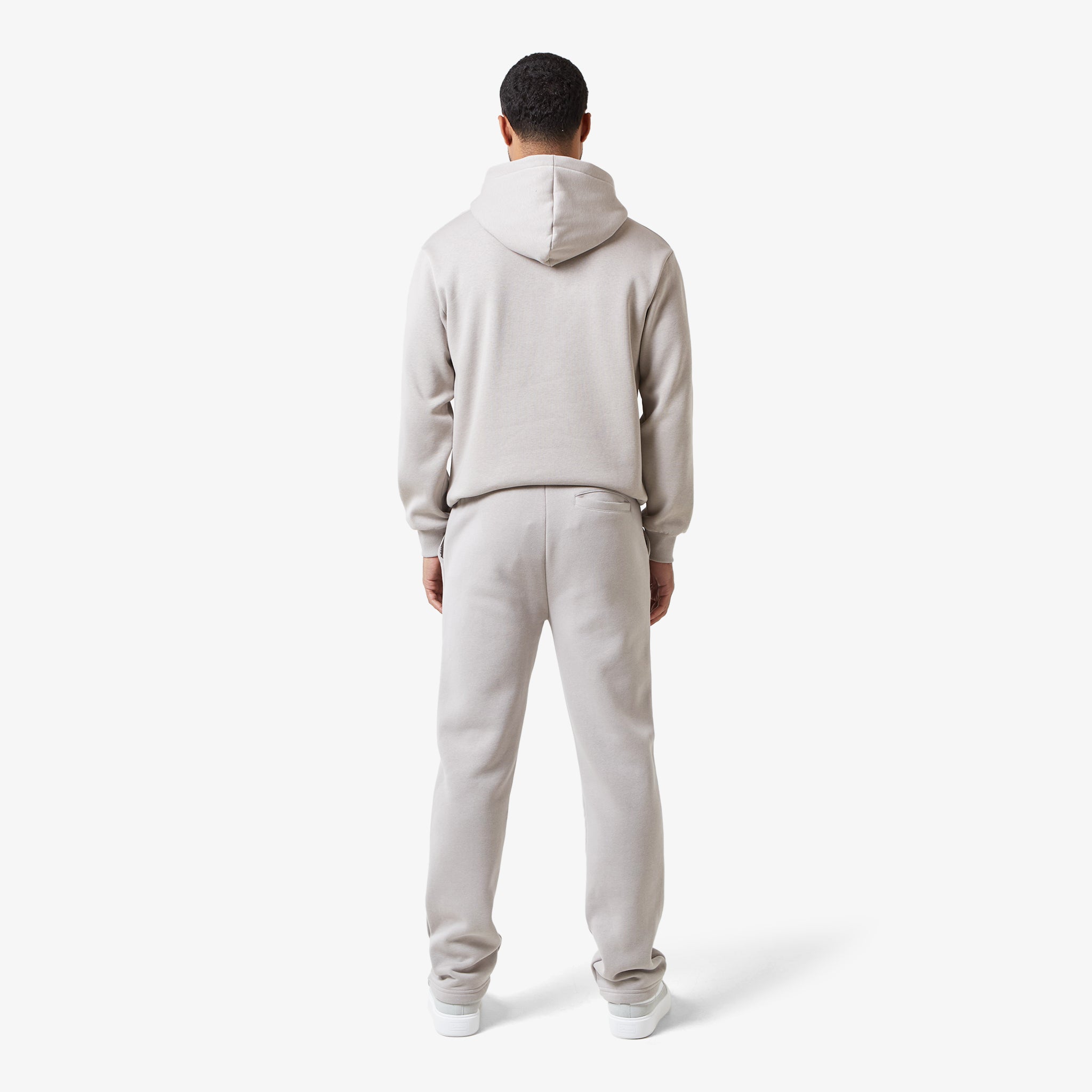 Comfortable Relaxed Fit Open Hem Tracksuit for Women & Men - Soft Stone Color | Perfect for Lounge Wear, Gym, Travel & Casual Outfits