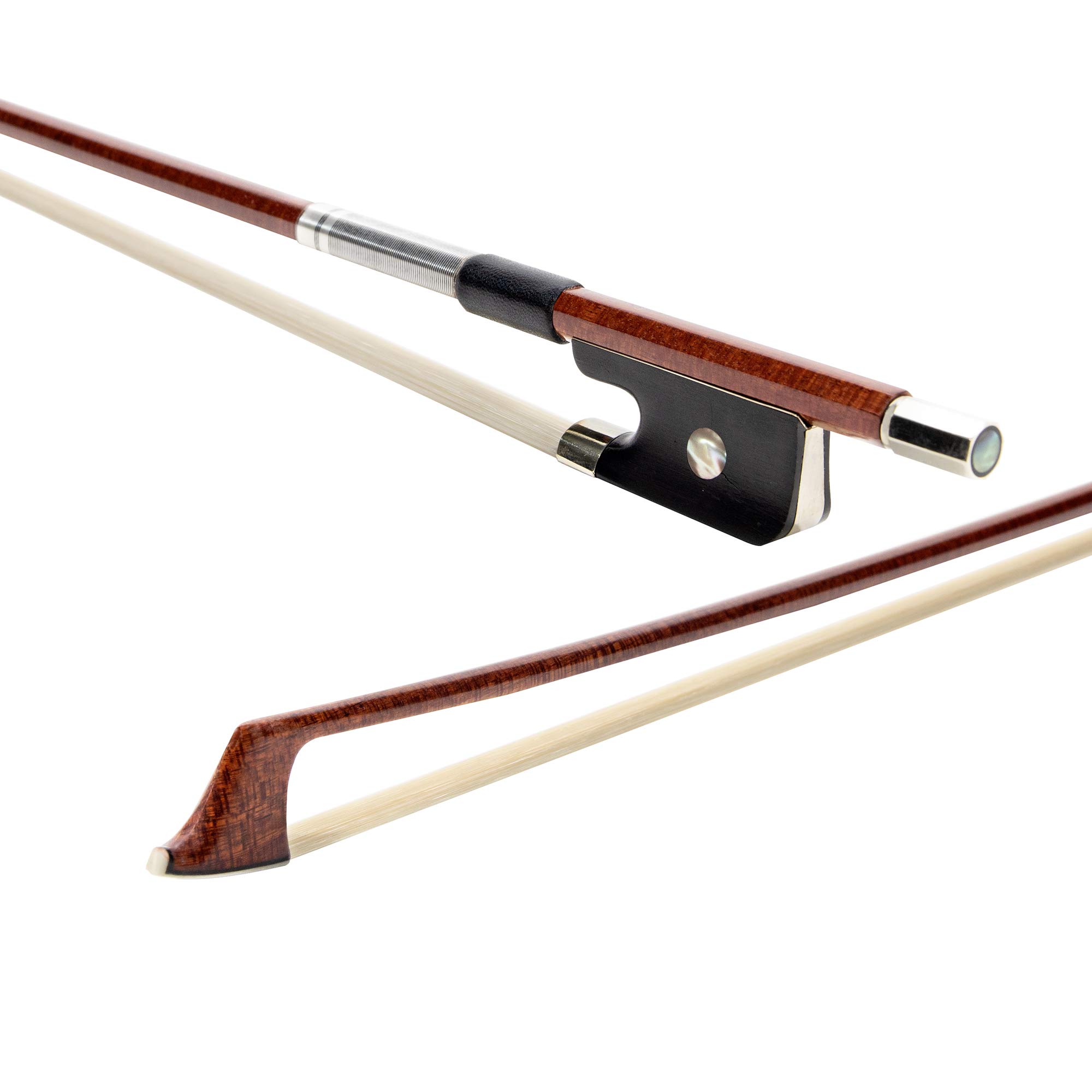 MI&VI AB-795 Professional Pernambuco Wood & Carbon Fiber Viola Bow for 14-17 Inch Full Size Violas with Bow Case | Well Balanced, Perfect Weight | Mongolian Horsehair | Ideal for Performances, Practice & Orchestra Use - MIVI Music