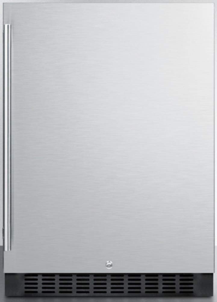 Summit FF64BCSS 24 Inch Stainless Steel Wine and Beverage Refrigerator - Dual Zone Cooling for Red & White Wines, Beer, Soda - Perfect for Home Bar, Kitchen, or Basement Wine Cellar