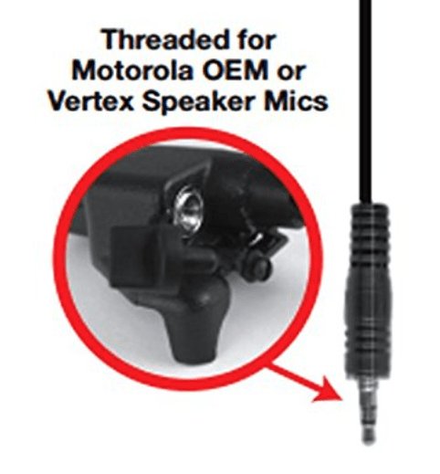 EH 1013X Acoustic Tube Earphone Kit with 3.5mm Threaded Connector - Black | Professional In-Ear Monitoring for Musicians & Audiophiles