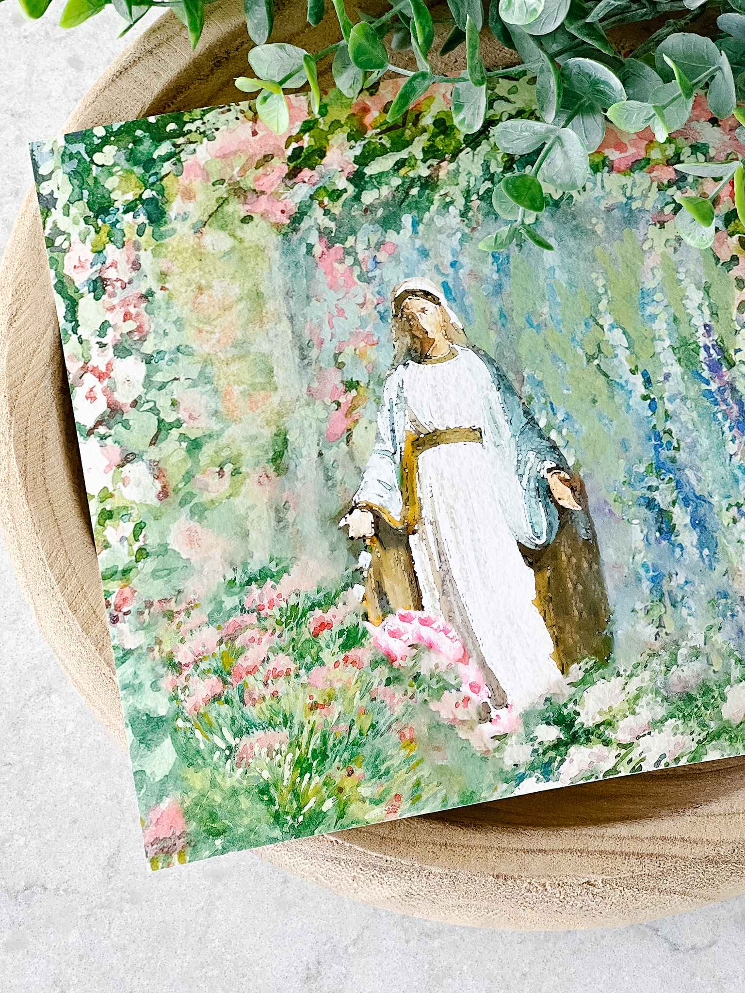 Our Lady of Grace Print - Beautiful Religious Wall Art for Home & Church Decor - Perfect for Prayer Rooms, Gifts & Spiritual Spaces