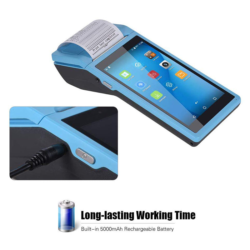 P58 S1/S2 Wireless Handheld POS Terminal - Bluetooth Barcode Scanner for Retail Stores, Restaurants & Mobile Payments | Fast Checkout Solution for Small Businesses