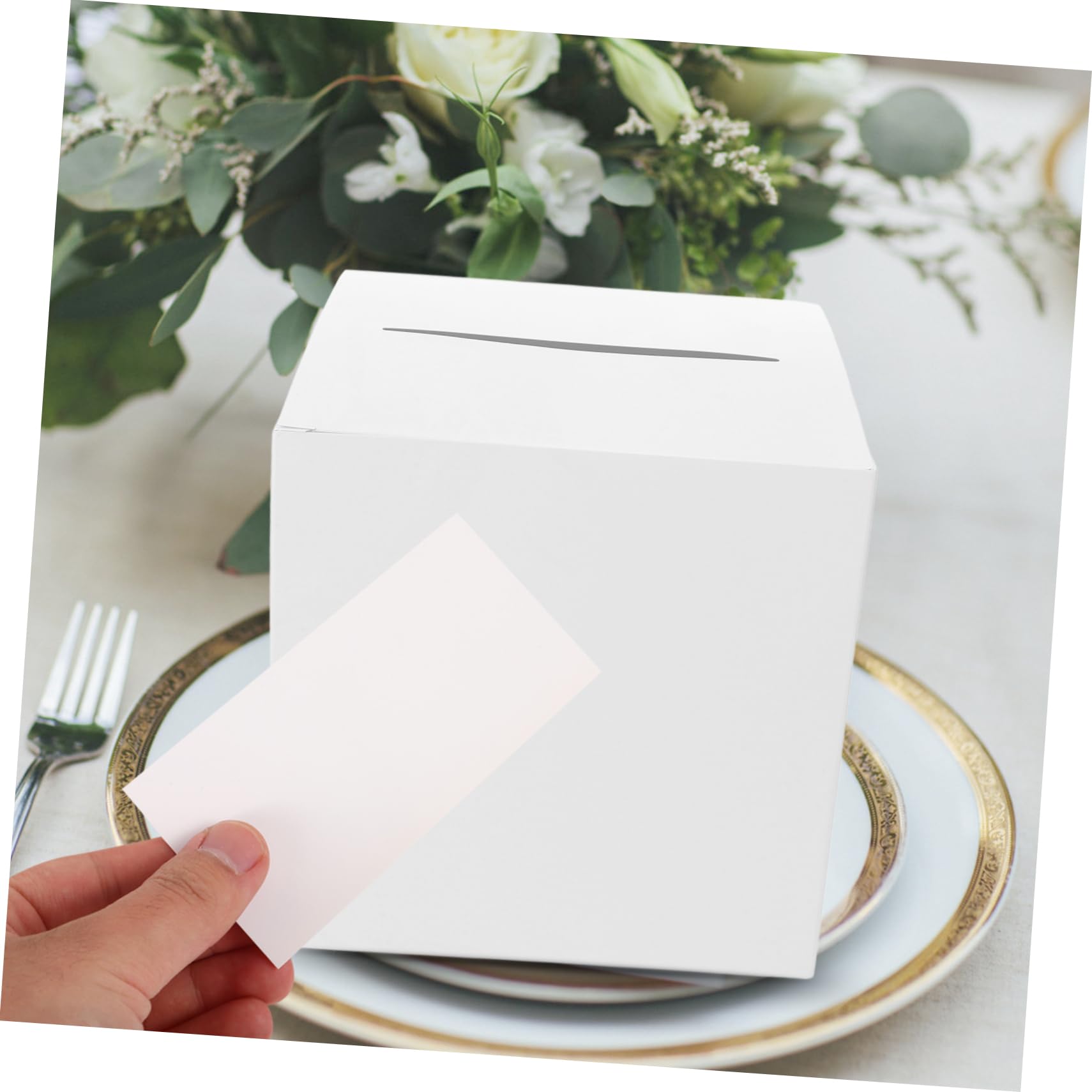 PRETYZOOM 4-Piece Wedding Wishing Well Keepsake Box Set - Elegant Money Holder for Wedding Cards & Gifts - Perfect for Bridal Showers, Receptions & Anniversary Celebrations