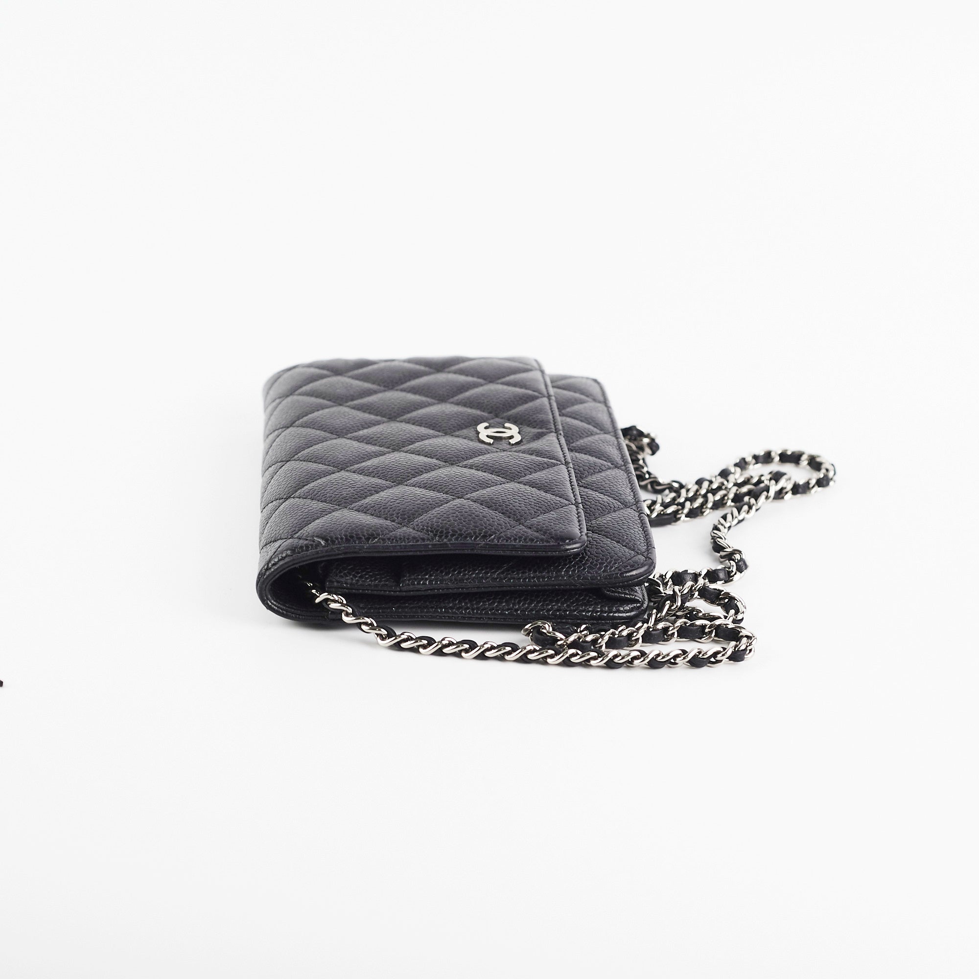 Chanel Caviar Leather Wallet on Chain WOC Crossbody Bag in Black | Luxury Designer Handbag for Women | Perfect for Evening Events, Parties & Daily Use