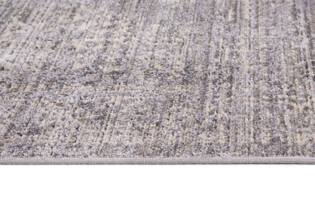 5' x 8' Modern Area Rug - Soft Grey/Ivory/Beige Striped Living Room Rug - Perfect for Bedroom, Living Room & Home Decor