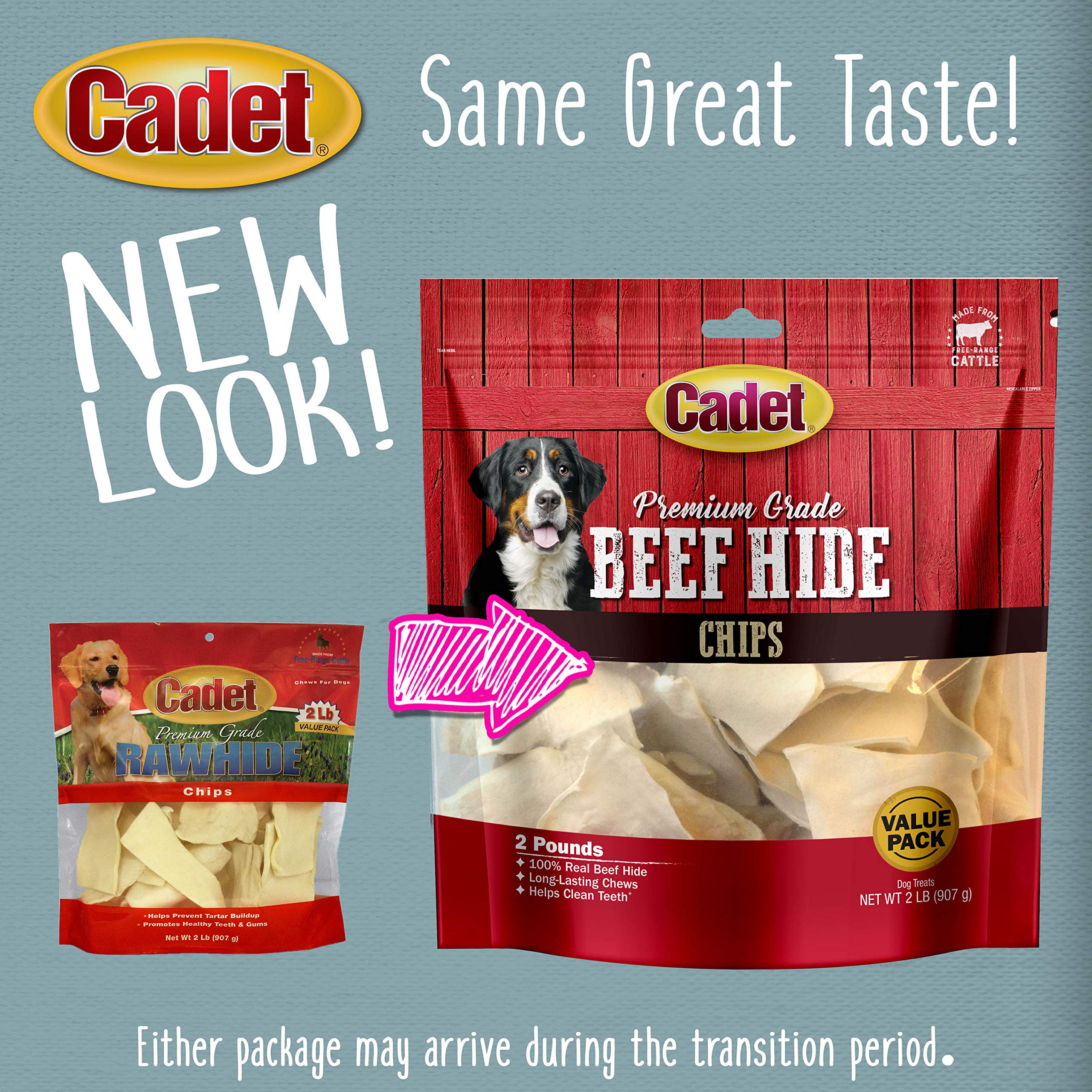 Premium Grade Beef Hide Dog Chews - Natural Rawhide Treats for Small, Medium & Large Dogs - Long Lasting Dental Chews for Puppies & Adult Dogs - Perfect for Training, Teething & Boredom Relief