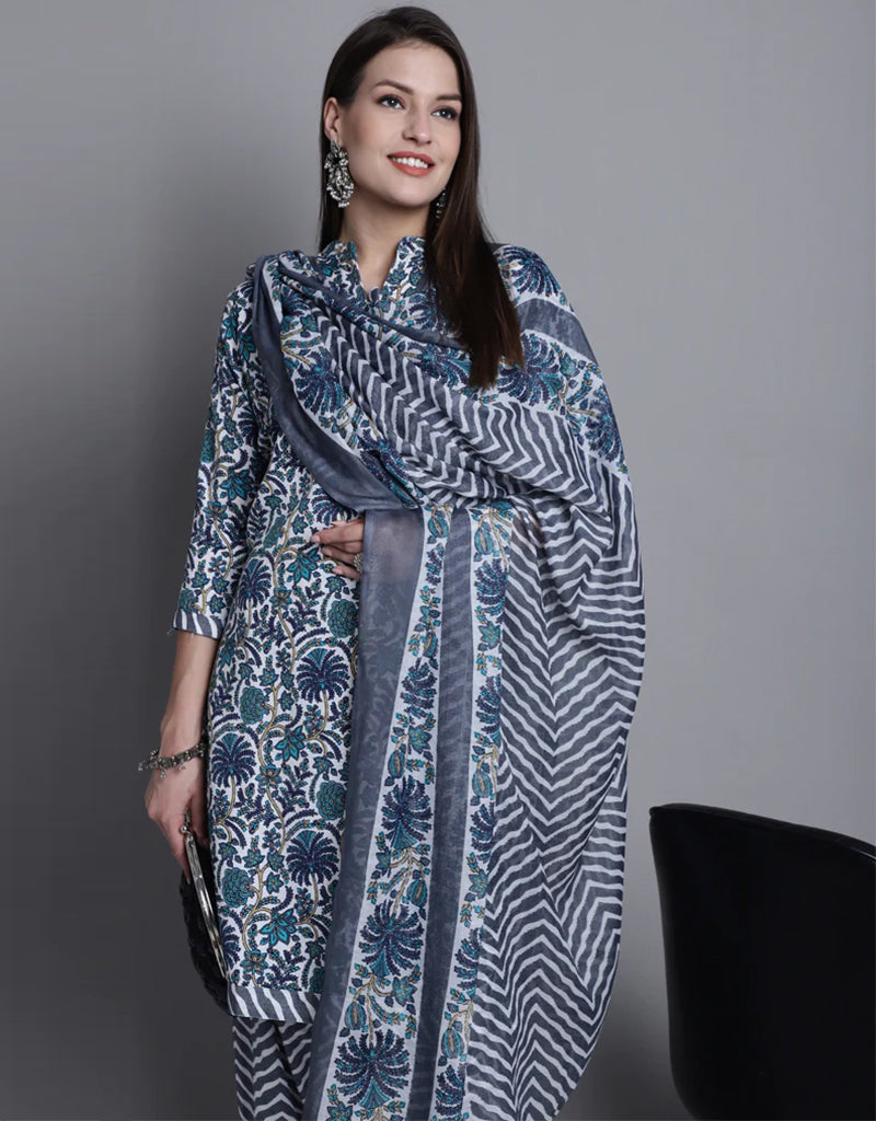 Stylish Grey Cotton Blend Ready-to-Wear Suit Collection for Men & Women | Office Wear, Business Attire & Formal Occasions