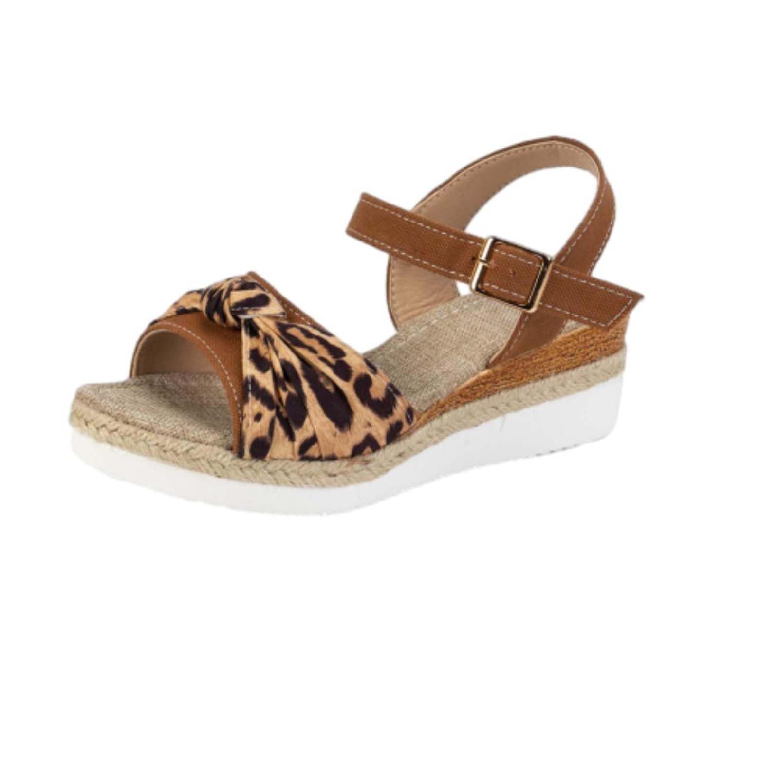 Women's Summer Dressy Wedge Sandals - Roman Fish Mouth Style Comfortable Dress Sandals for Women | Perfect for Beach, Vacation, and Casual Outings