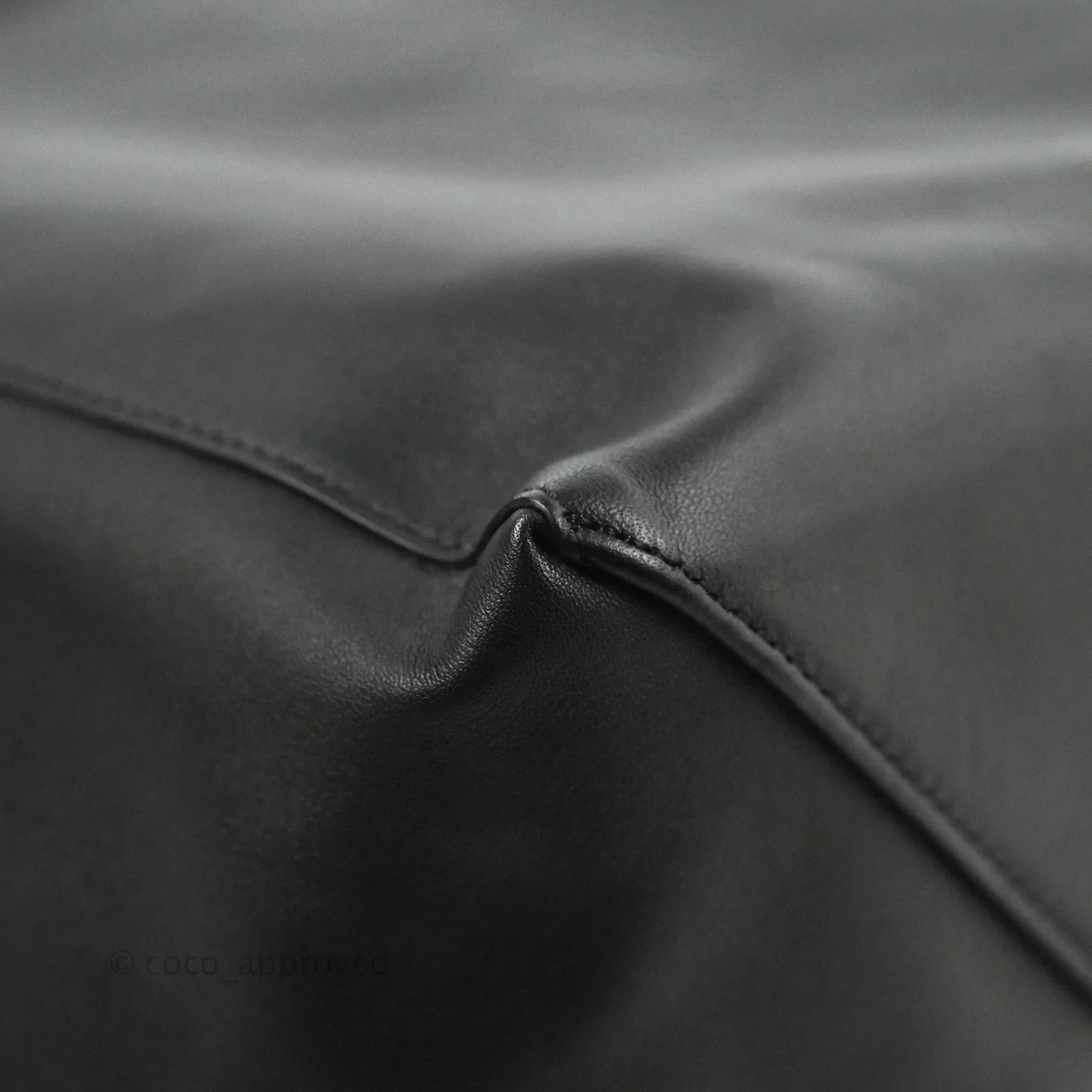 Celine Large Horizontal Cabas Tote Bag in Black Calfskin Leather - Perfect for Work, Travel & Everyday Luxury Handbag