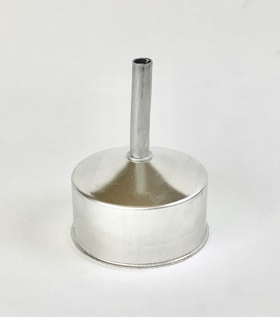 Tredoni 2 Cup Aluminum Funnel Replacement for Espresso Coffee Maker Moka Pot - 5.1cm (2 Cup) - Perfect for Home Brewing Italian Coffee & Stovetop Espresso Preparation