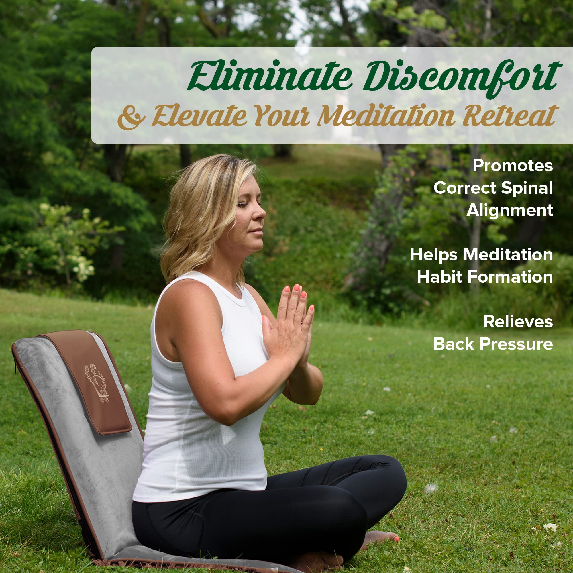 Premium Japanese Meditation Floor Chair with Adjustable Backrest - Foldable & Ergonomic Design for Yoga, Gaming, and Relaxation - Perfect for Home Meditation, Office Seating, and Cross-Legged Comfort