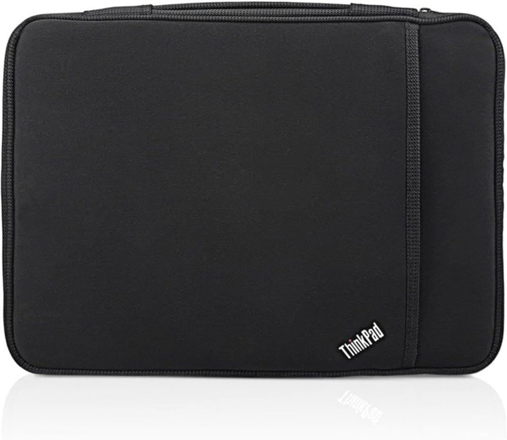 Lenovo ThinkPad 14 Inch Laptop Sleeve - Protective Case Compatible with MacBook Air, MacBook Pro & Notebooks - Durable Black Neoprene Cover for Work, Travel & School