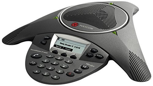 Polycom Soundstation IP 6000 SIP Conference Phone - Certified Refurbished for Clear Business Calls | Ideal for Office Meetings & Conference Rooms