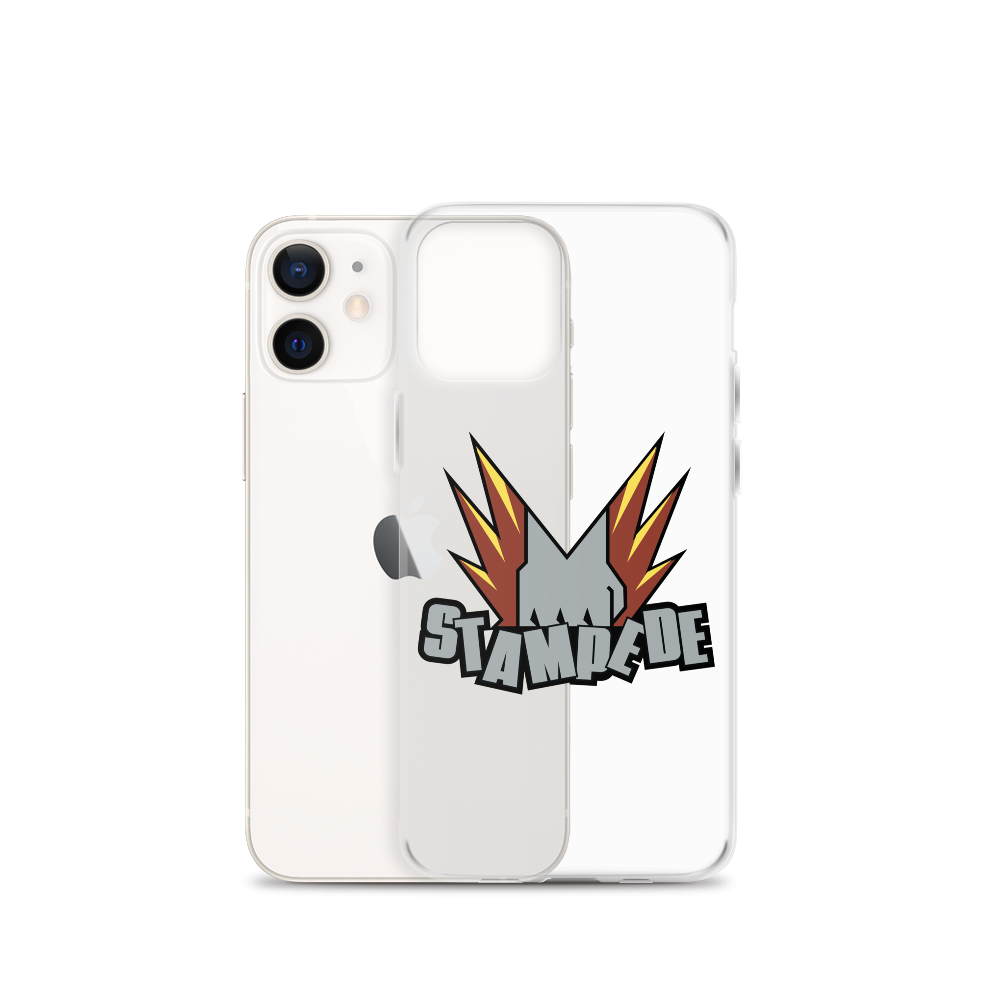 Zoo Jitsu Fighters Stampede iPhone Clear Case - Durable Protective Cover for iPhone 11/12/13/14/15 Pro Max - Slim Shockproof Phone Case for Everyday Use, Travel & Outdoor Activities