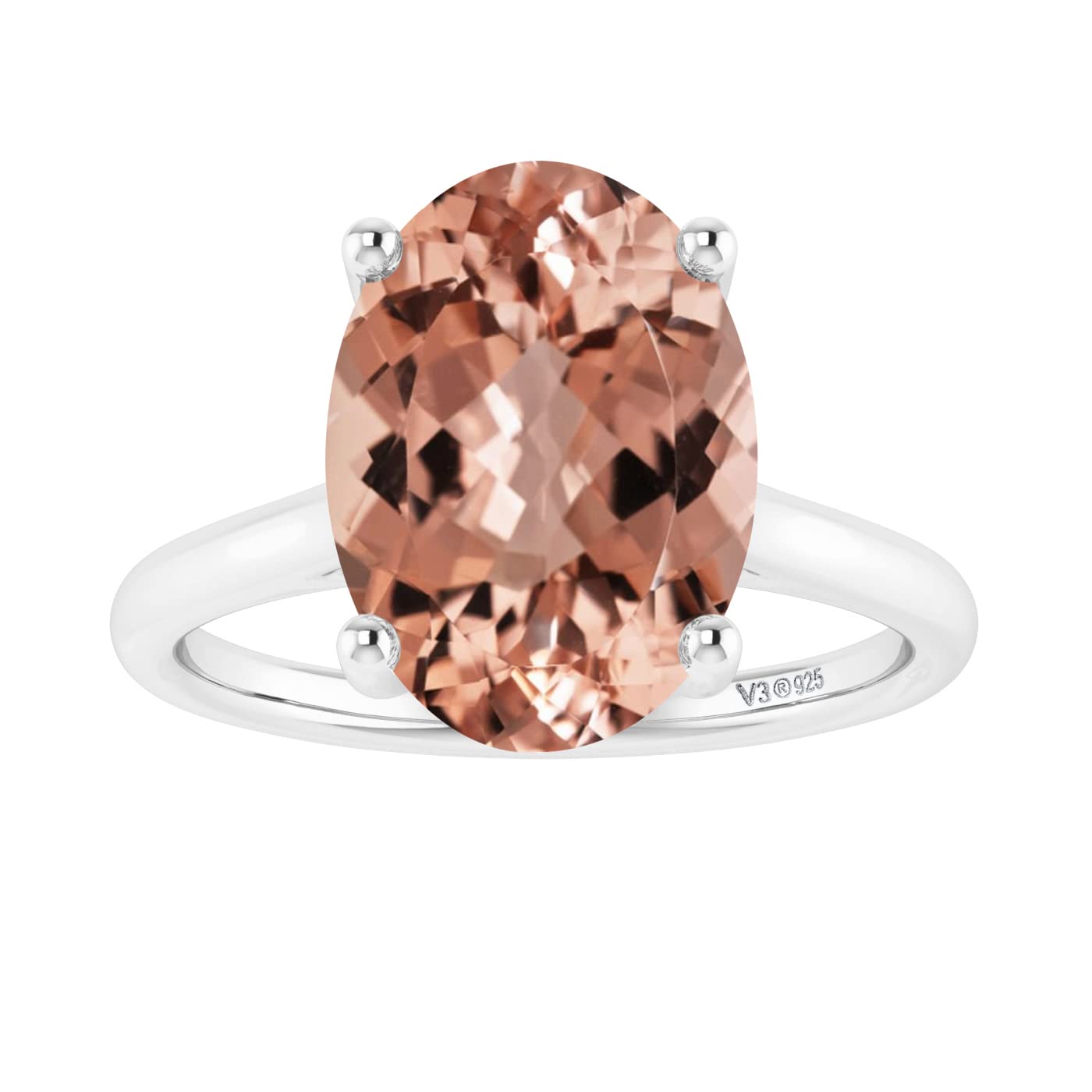 Elegant Sterling Silver Solitaire Ring for Women - Perfect for Engagement, Wedding & Anniversary Gifts | Hypoallergenic & Tarnish-Resistant Jewelry