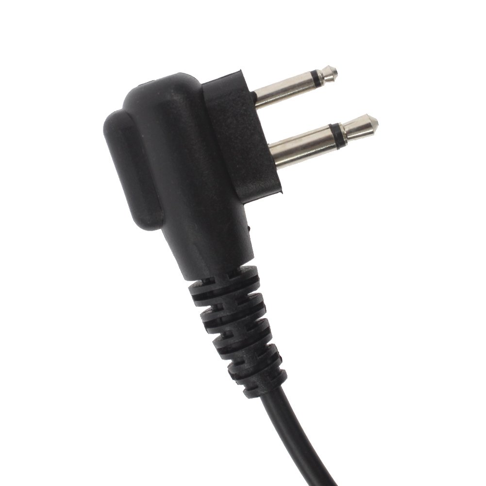 Professional Covert Acoustic Tube Earpiece Headset with Mic - Compatible with Motorola 2-Pin Radios CP040 CP200 XTNi DTR VL50 - Ideal for Security, FBI, Bodyguard & Law Enforcement Use