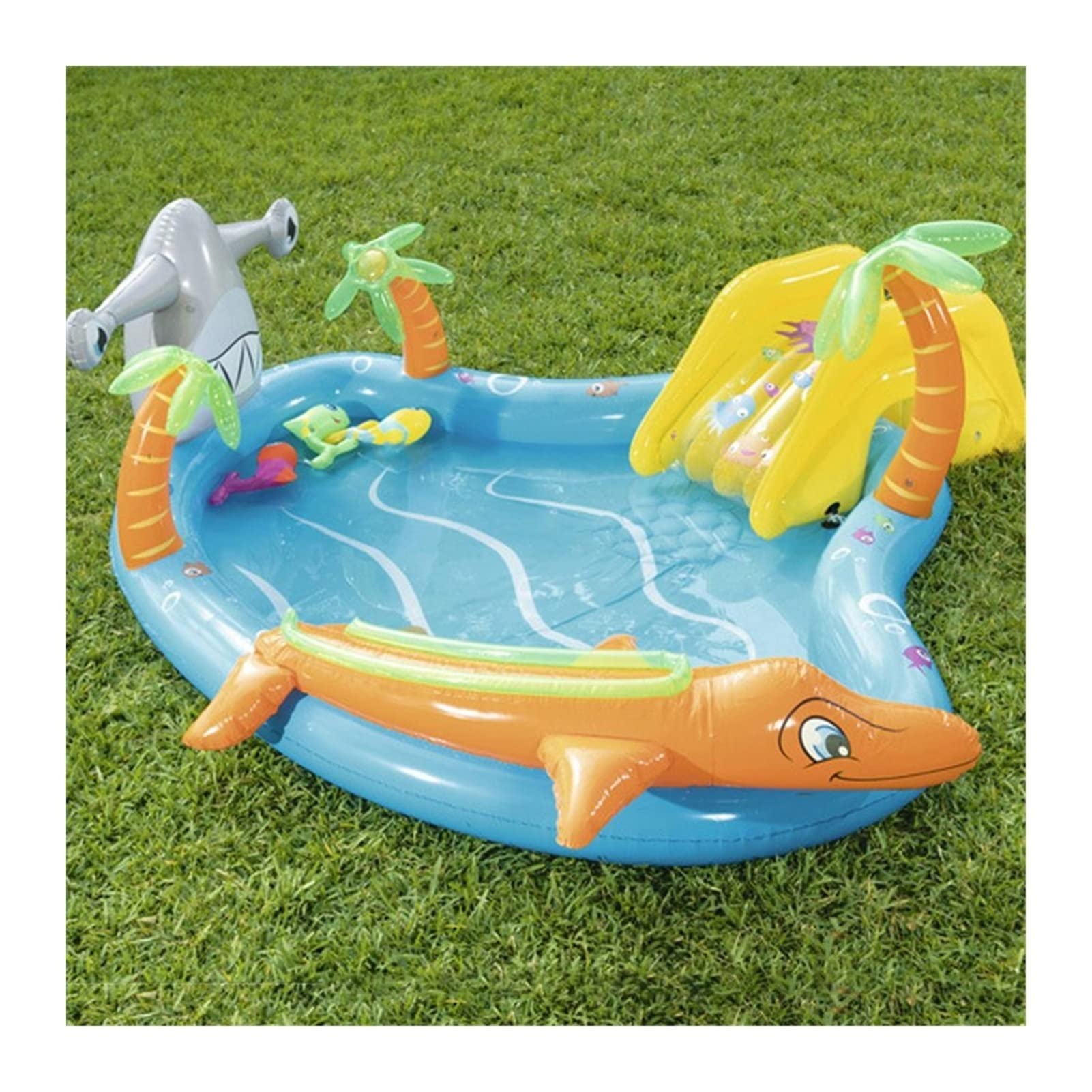JTWMY PVC Plastic Nylon Mesh Water Ball Set - Summer Fun Volleyball & Handball for Pool, Beach, and Backyard Games - Outdoor Water Toys for Adults and Kids (22.7.20, Color: Q)