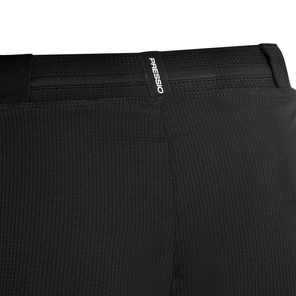 Pressio Women's Run Elite 2 Shorts - Black/Silver - Lightweight Running Shorts for Women - Perfect for Jogging, Gym Workouts & Outdoor Activities
