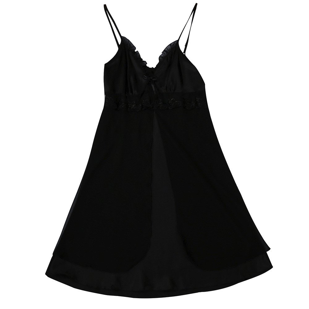 **Sexy Lace Lingerie Dress for Women - Bowknot Nightgown, Plus Size Babydoll Teddy Chemise & Bodysuit Nightdress - Perfect for Valentine's Day, Honeymoon & Romantic Nights**