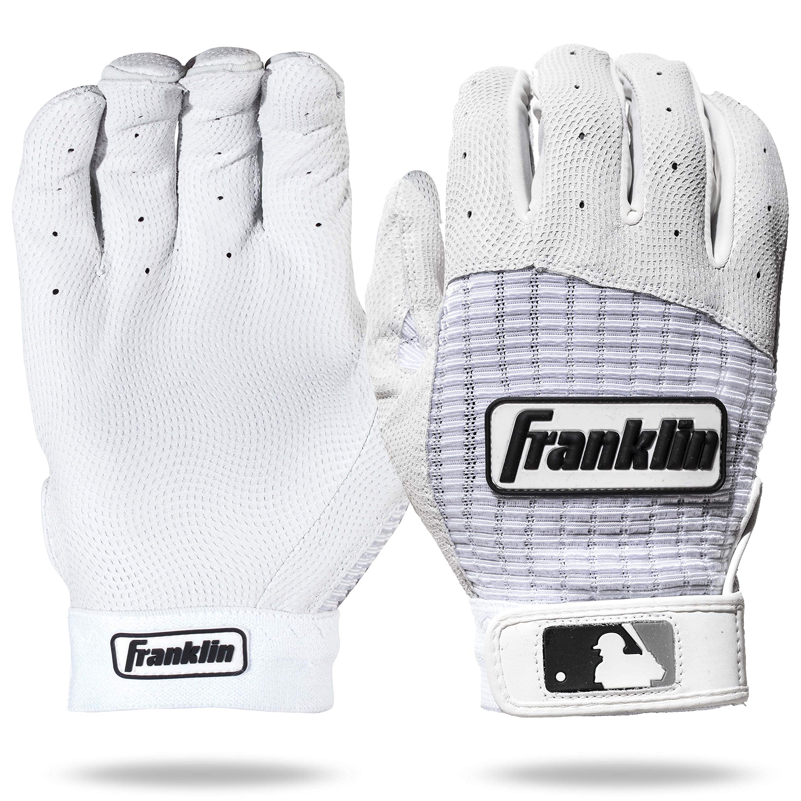 Franklin Sports MLB Pro Classic Batting Gloves for Baseball & Softball - Adult & Youth Baseball Batting Gloves for Men & Kids - Perfect for Training, Games & Practice Sessions