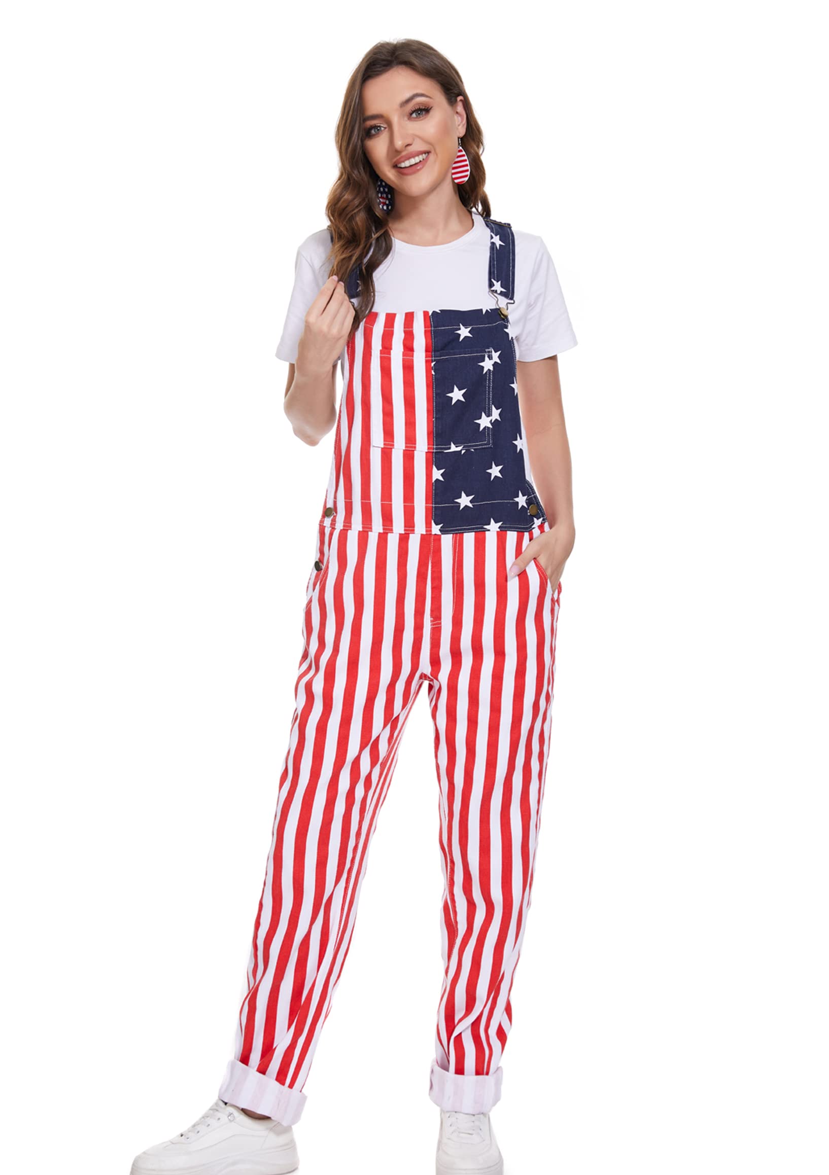 Women's Fashion Bib Overalls - Stylish Jumpsuit & Coveralls for Casual Wear, Work, Festivals & Holiday Outfits | Perfect for Outdoor Activities, Concerts & Seasonal Events