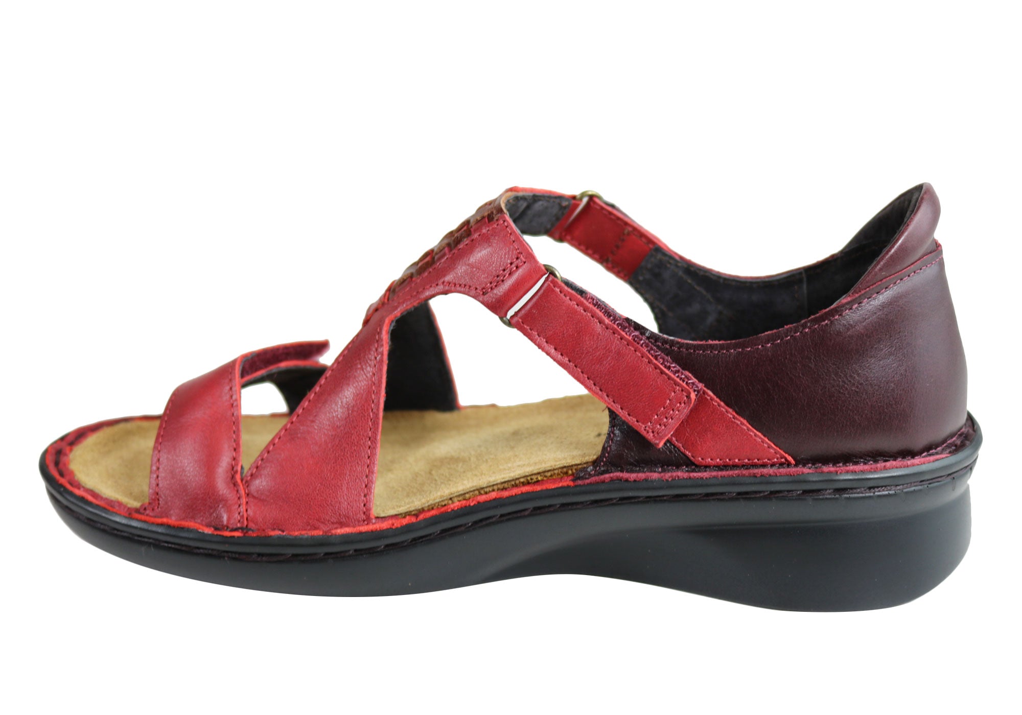 Naot Figaro Women's Leather Comfort Sandals - Wide Fit, Orthotic Friendly - Perfect for Walking, Travel & Casual Wear