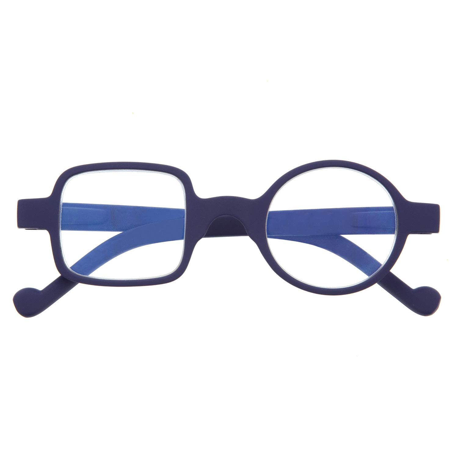 Blue Light Blocking Reading Glasses +1.0 - Anti Glare Computer Glasses for Women & Men - Indigo Frame - Reduce Eye Strain for Office Work, Screen Time & Reading
