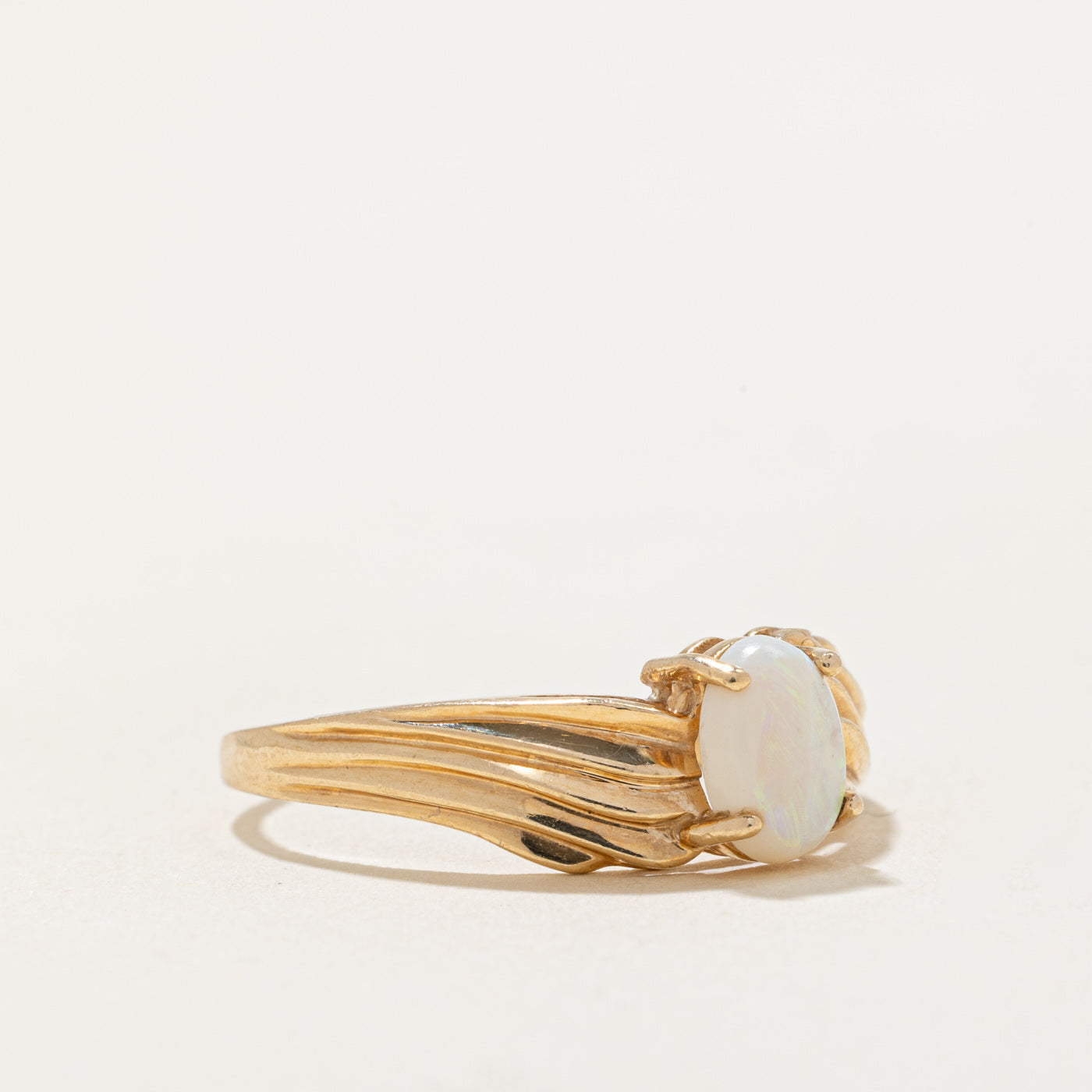 2.40ct Natural Opal Ring - Size 8.75 - Elegant Women's Jewelry for Engagement, Wedding & Special Occasions
