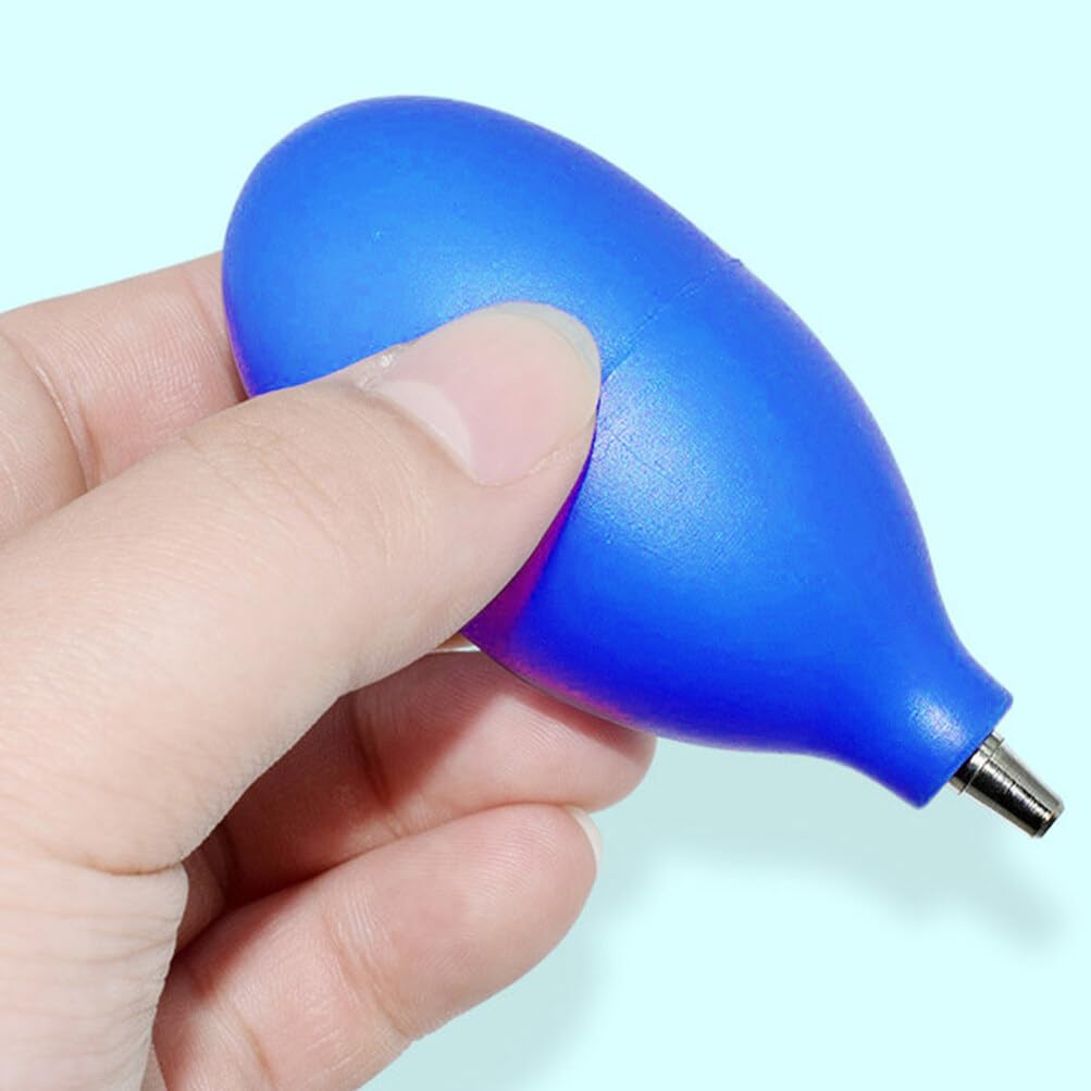 Gatuida Dust Cleaner Blower Bulb - Compressed Air Blower for Camera Lens Cleaning, Electronics, Keyboard & Sensitive Equipment - Blue Camera Air Duster for Photography, Computer & Office Use