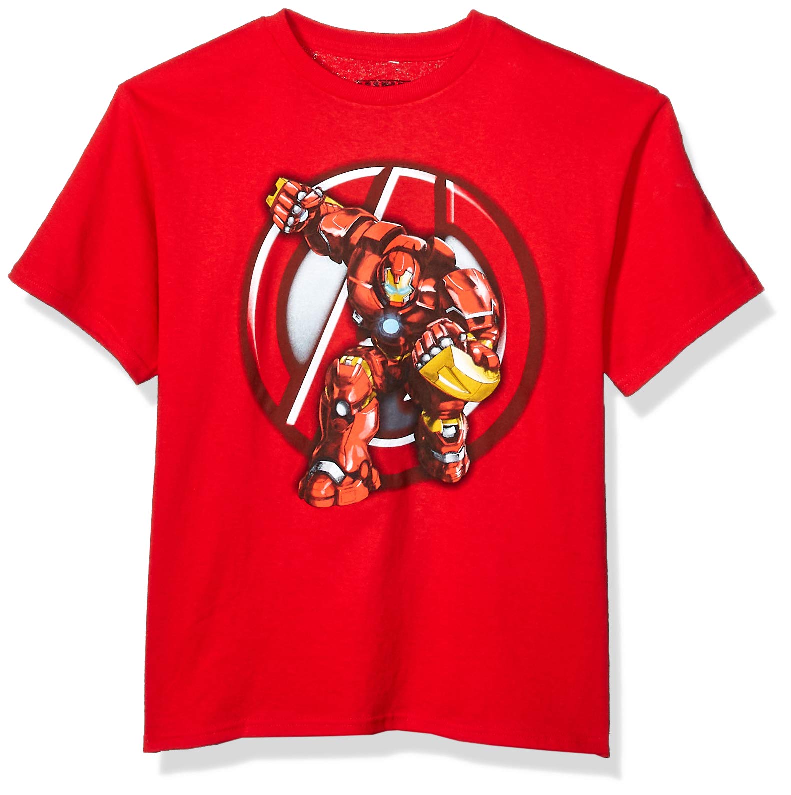 Marvel Avengers Iron Man Hulk Graphic T-Shirt for Boys - Superhero Cotton Tee for Kids | School, Playdates & Cosplay