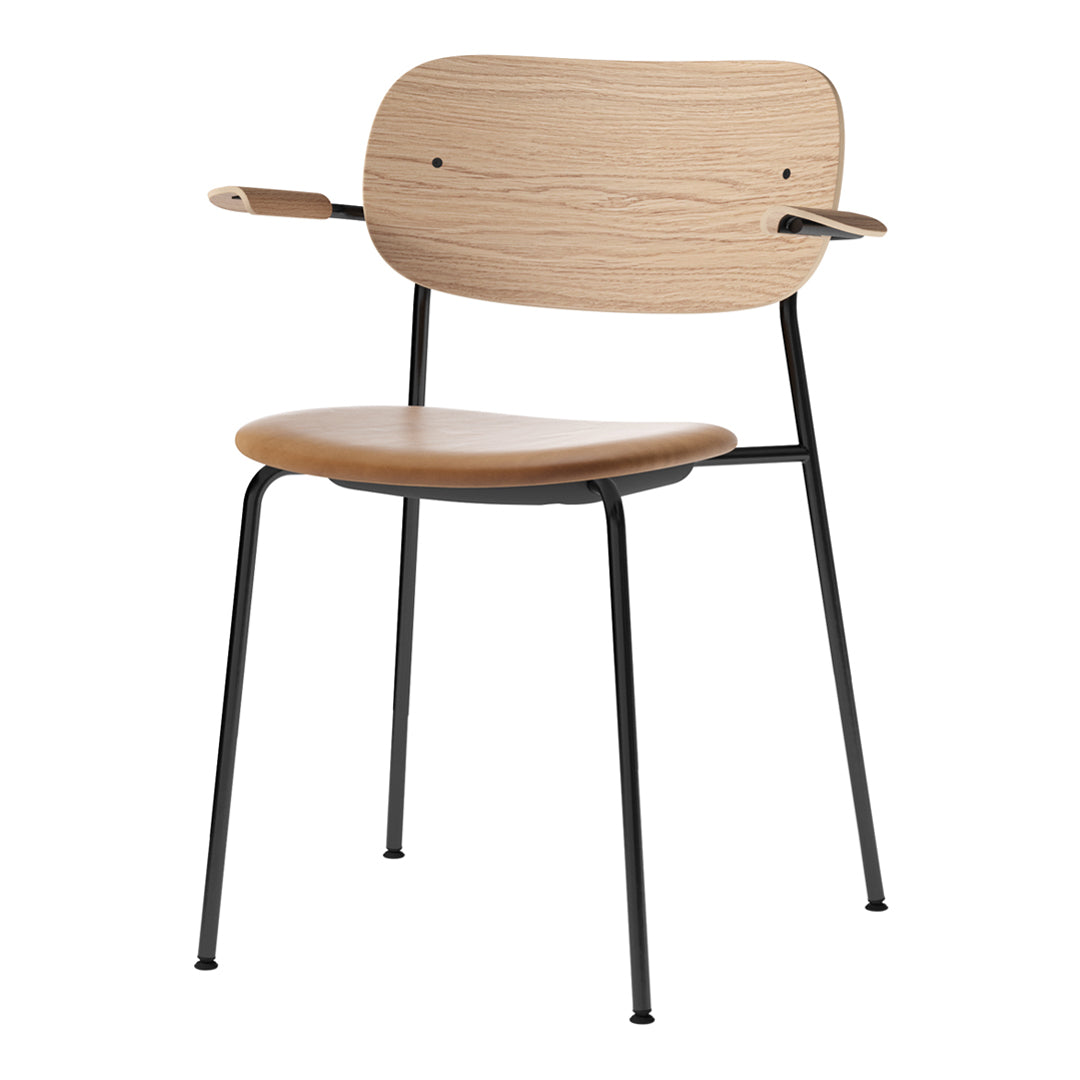 Modern Upholstered Dining Chair with Armrests - Comfortable & Stylish Seating for Kitchen, Dining Room, and Home Office