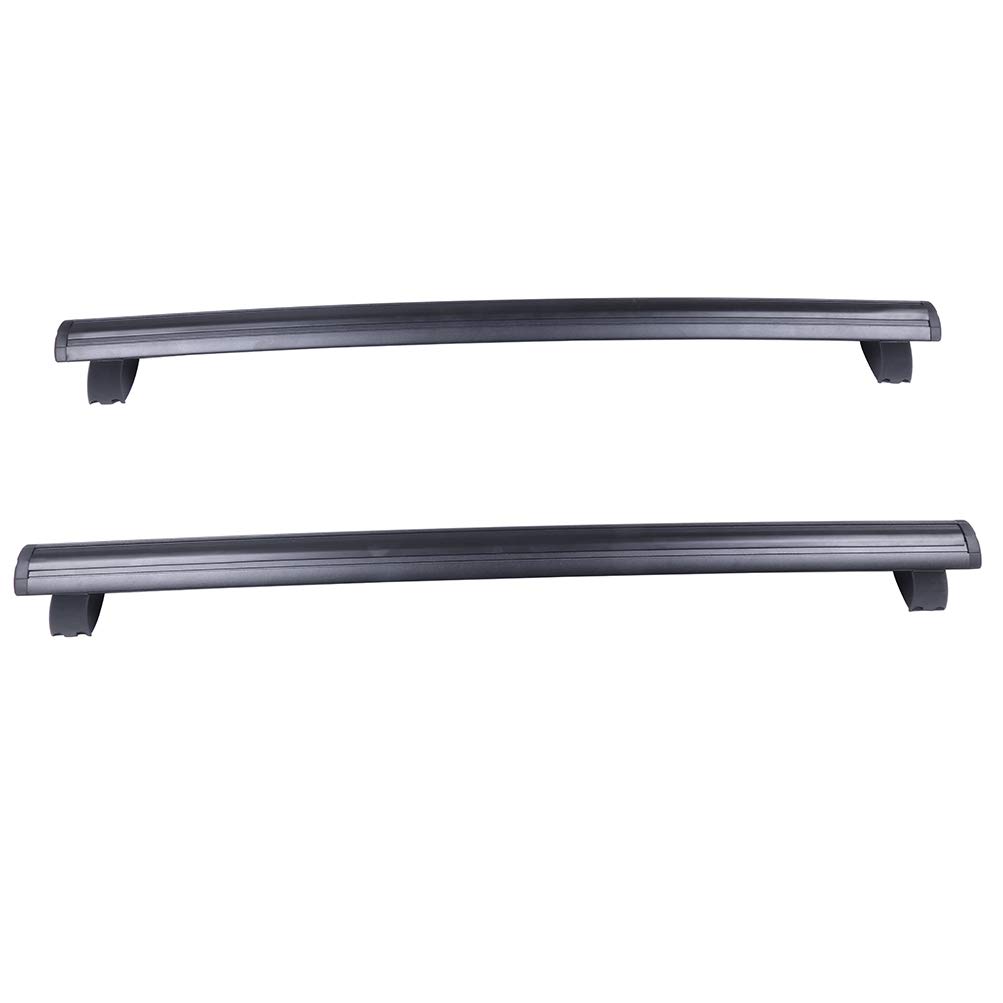 ECCPP Aluminum Roof Rack Cross Bars with J-Bar Kayak Carrier - Compatible with Jeep Grand Cherokee 2011-2019 (Excludes SRT/Altitude Models) - Heavy Duty Cargo Carrier for Outdoor Adventures, Road Trips, and Water Sports