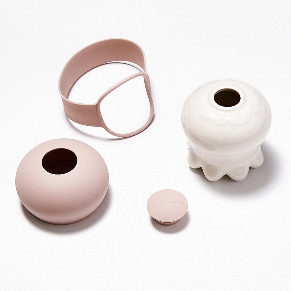 ACERA Pink Himalayan Salt Massager - Natural Stress Relief & Muscle Relaxation for Home, Office, and Spa Use