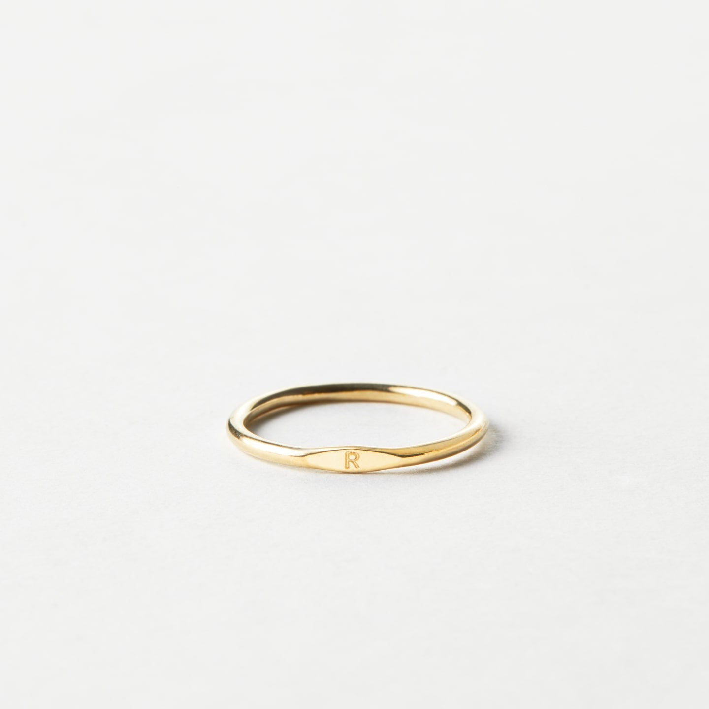 Micro Signet Ring Duo Set - Minimalist Gold & Silver Stackable Rings for Women - Perfect for Layering, Everyday Wear & Gift Giving