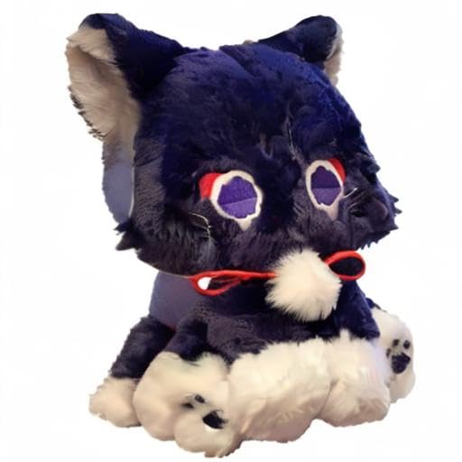 20cm Anime Cat Plush Scaramouche Stuffed Animal - Cute Soft Kawaii Plushie Toy, Perfect Gift for Kids, Christmas Present, Birthday Surprise | Great for Bedroom Decor, Cuddling & Anime Collections