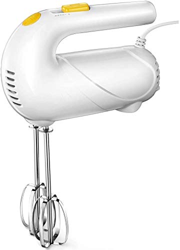 WHL.HH 125W 5-Speed Electric Hand Mixer - Mini Whisk for Baking, Butter Making & Mixing - Portable Handheld Mixer for Cake, Cookie, Dough & Cream - Perfect for Home Kitchen & Small Batch Baking