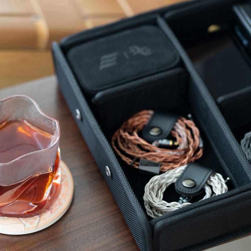 Effect Audio Chamber Carrying Case - Premium Headphone Storage Pouch for Travel & Home Use - Protect Your Earphones in Style