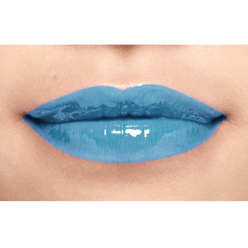NYX Professional Makeup Candy Slick Glowy Lip Color Gloss - Extra Mints (Aqua Teal) | Hydrating Lip Gloss with Shimmer Finish | Perfect for Everyday Wear & Night Out Makeup