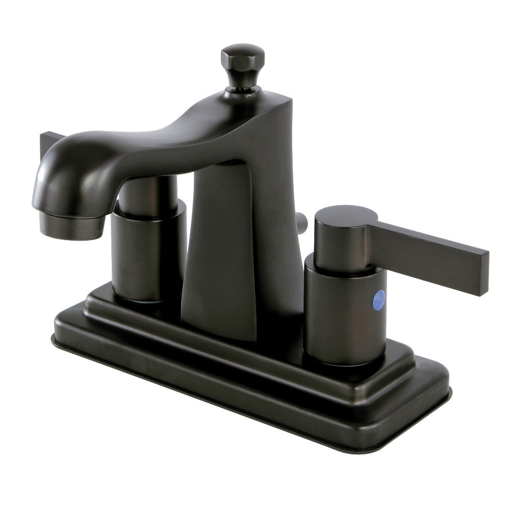 Kingston Brass FB4641NDL 4-Inch Centerset Bathroom Faucet - Chrome Finish, Single Handle Water-Saving Design for Bathroom Sink, Perfect for Modern Home & Commercial Use