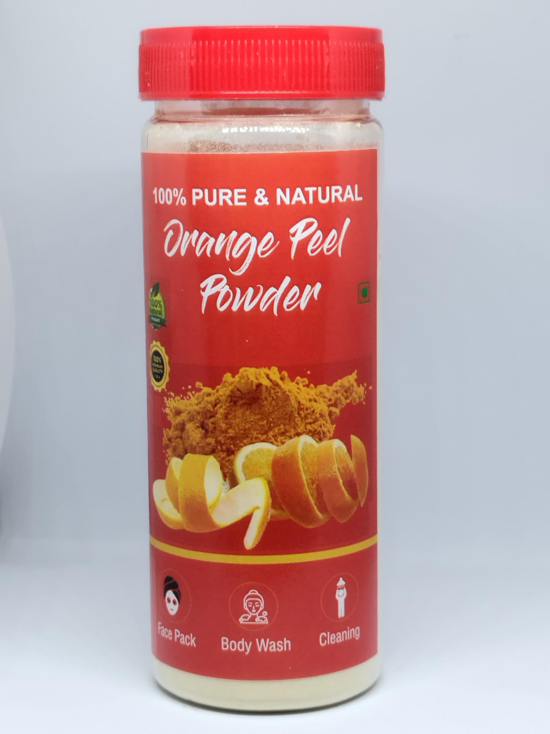 MaF® Organic Orange Peel Powder Face Mask 300g - Oil Control, Tan Removal, Acne Treatment for Glowing Skin | Natural Antioxidant Face Pack for Pimples & Scar Reduction | Perfect for Daily Skincare & Spa Treatments