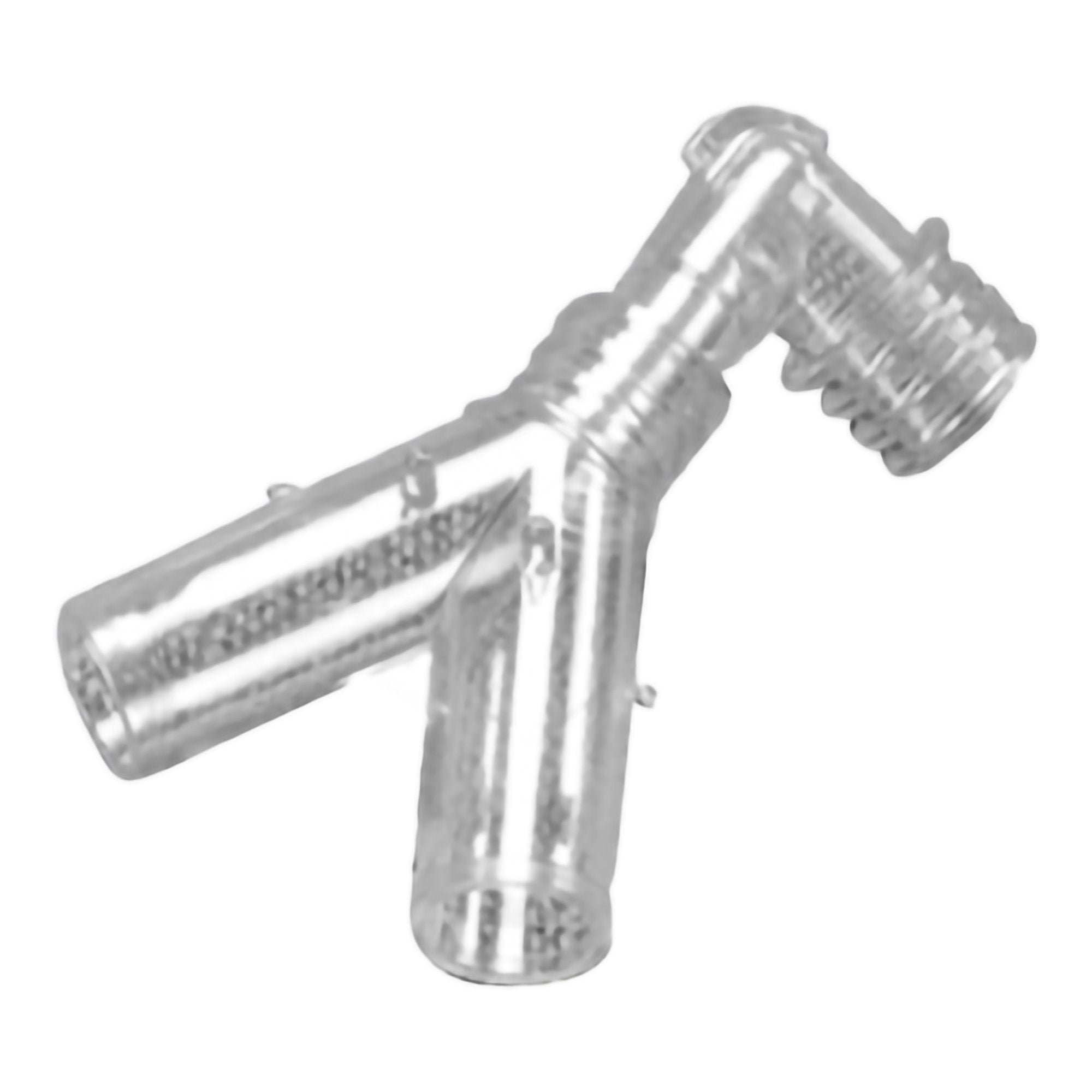 AirLife Adult Y Connector with Elbow 22mm O.D. - Medical Oxygen Tubing Adapter for Respiratory Therapy & Home Care Use