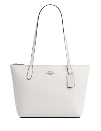 Coach Fiona Zip Tote Bag for Women | Genuine Leather Handbag with Zipper Closure | Perfect for Work, Travel & Everyday Use