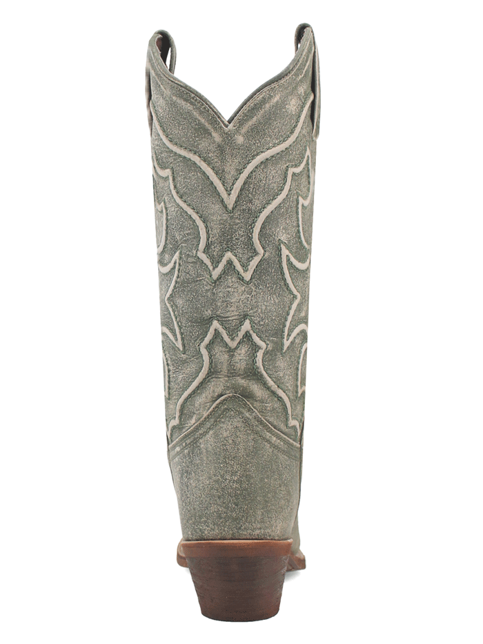 Laredo 52199 Women's REVA Leather Boots - Green | Comfortable & Stylish Western Boots for Cowgirls, Rodeo, and Everyday Wear