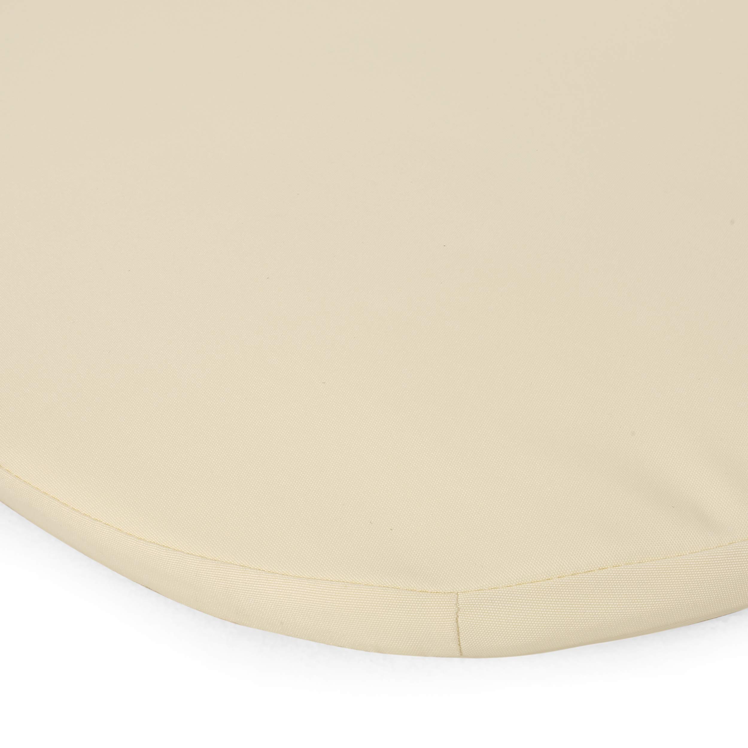 Christopher Knight Home Caspar Outdoor Water Resistant Chaise Lounge Cushions - Beige - Weatherproof Patio Furniture Cushions for Poolside, Deck, and Garden Relaxation
