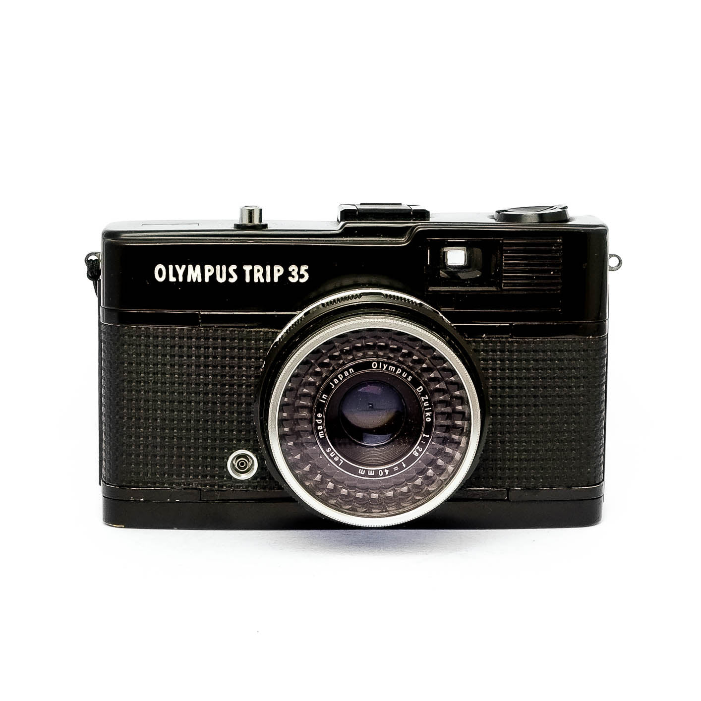 Vintage Olympus TRIP 35 Film Camera - Black (Used/Refurbished) | Classic 35mm Point & Shoot Camera for Travel, Street Photography & Collectors
