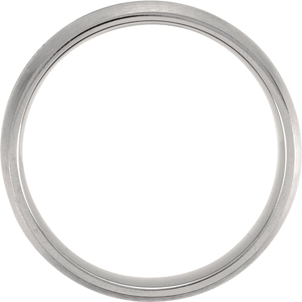 7mm Titanium Grooved & Satin Finish Wedding Band Ring for Women - Durable & Hypoallergenic Fine Jewelry - Perfect Bridal Gift, Anniversary & Special Occasion Present