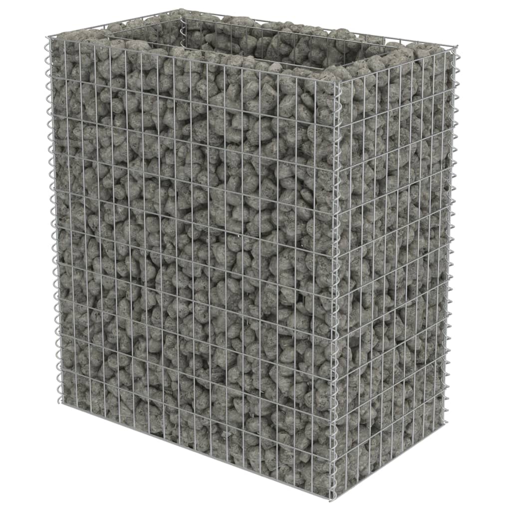 Galvanized Steel Gabion Raised Garden Bed - 35.4