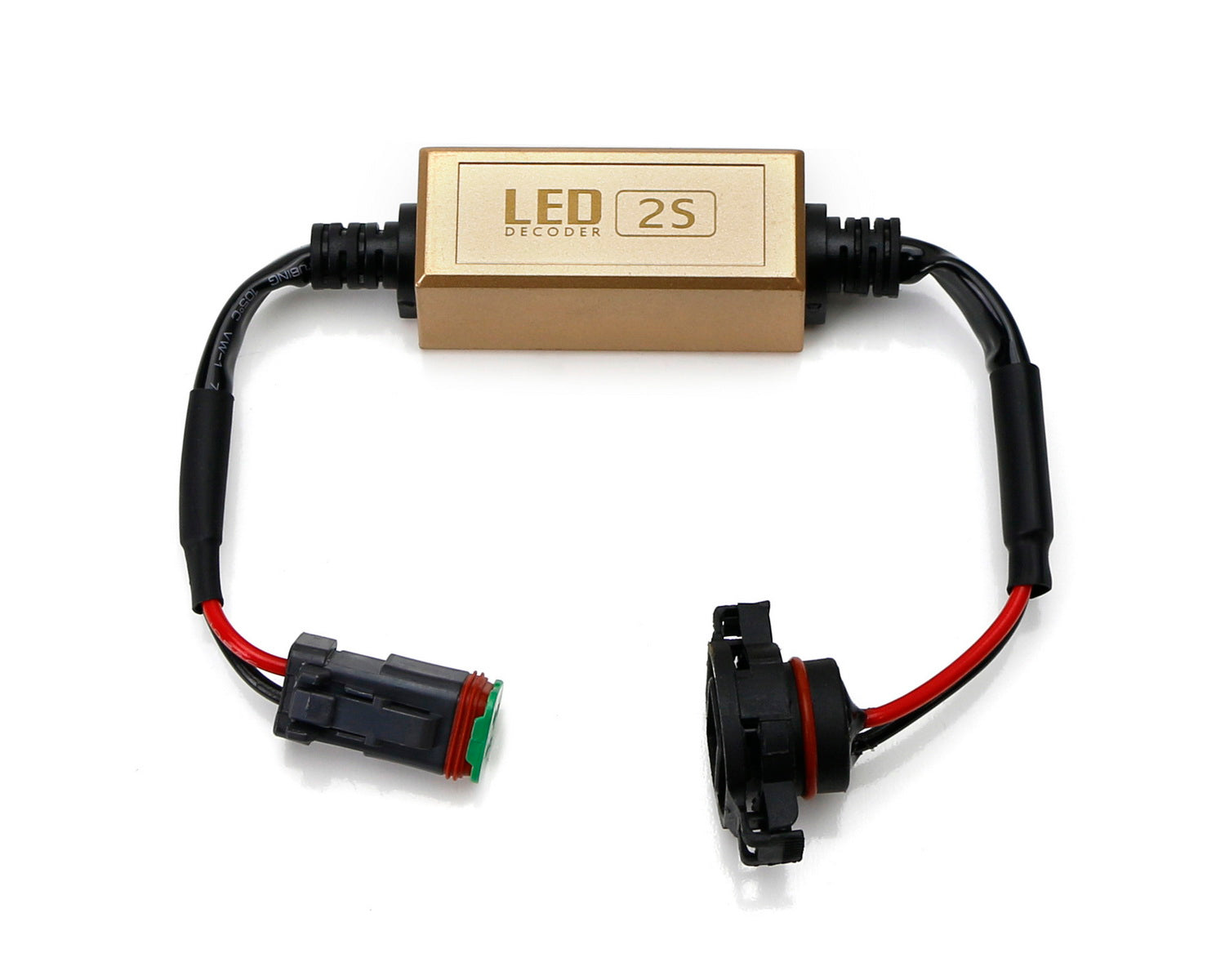 5202 2504 PSX24W LED Fog Driving Light with Deutsch DTP Connector - CANBUS Decoder & Error Canceller for Off-Road, Truck, and SUV Lighting Upgrades