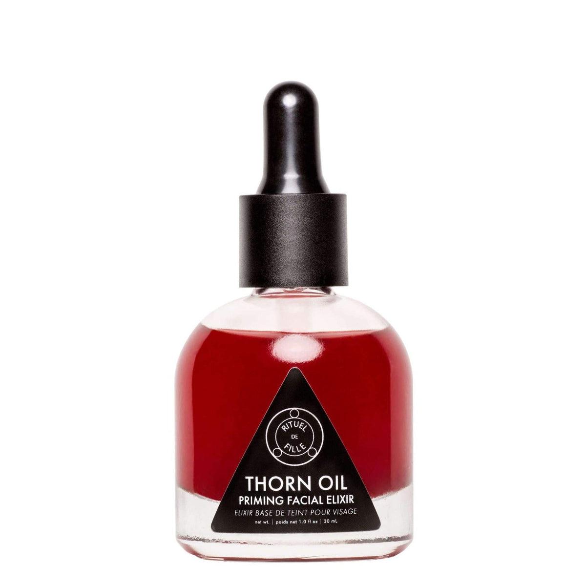 Thorn Oil Priming Facial Elixir - Hydrating Face Serum for Glowing Skin | Day & Night Moisturizer for Dry & Sensitive Skin | Perfect for Pre-Makeup Application & Nighttime Skincare Routine