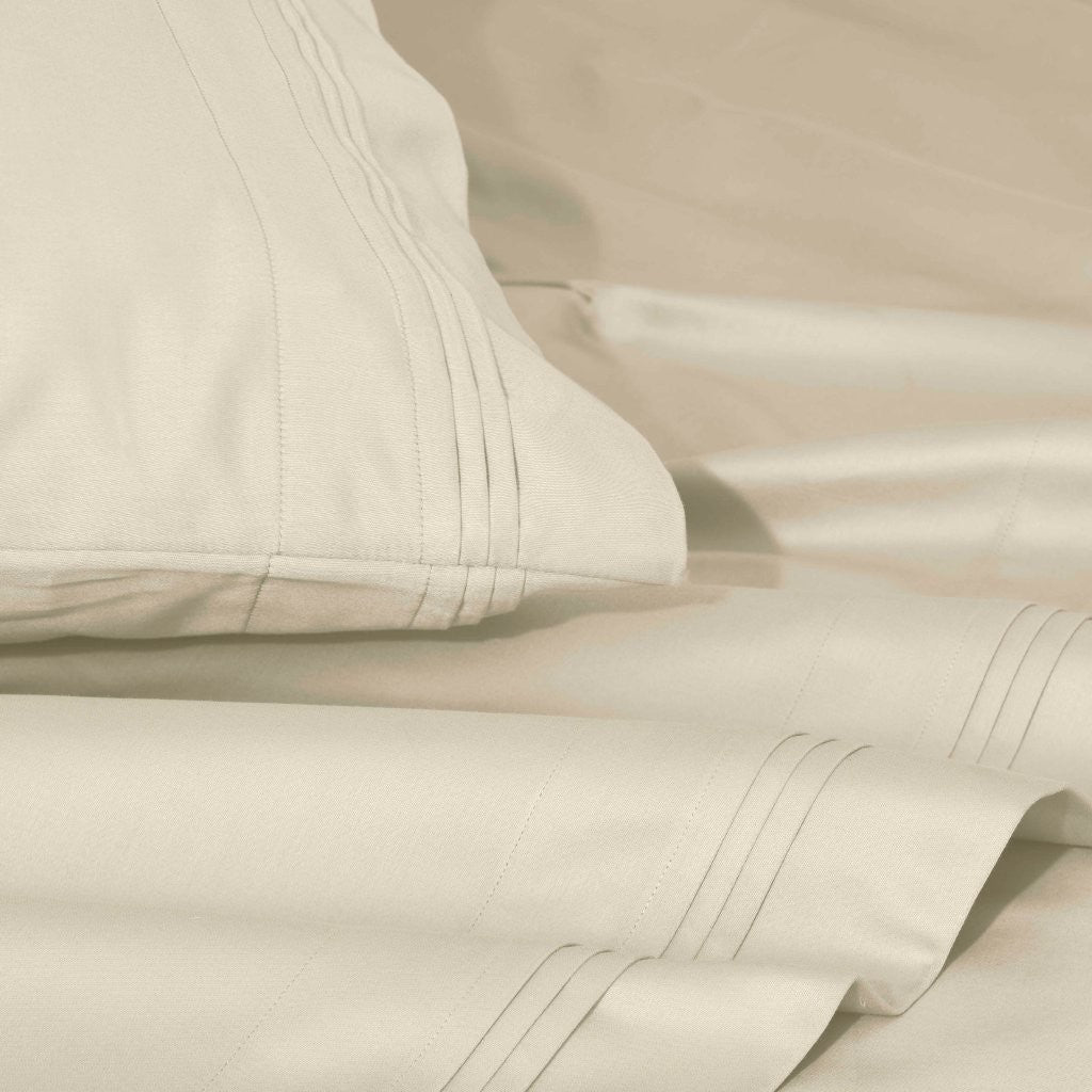 Premium 1000 Thread Count Egyptian Cotton Sheet Set - Eco-Friendly, Breathable & Hypoallergenic - Perfect for Luxury Bedding & Hot Sleepers